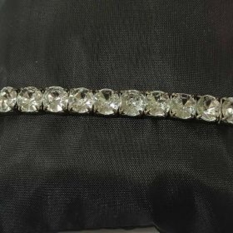 Kostibas 1521-251, Βραχιόλι, Στρας, Ασημί