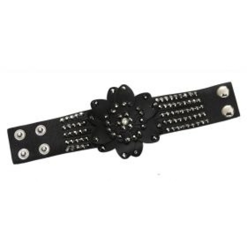 Kostibas 1532-200M, Βραχιόλι, Δέρμα, Μαύρο