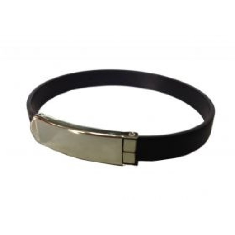 Kostibas 1534-010, Βραχιόλι, Καουτσούκ, Μέταλλο, Μαύρο