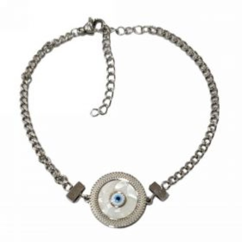 Kostibas 1513-505A, Βραχιόλι, Ατσάλι, Ασημί