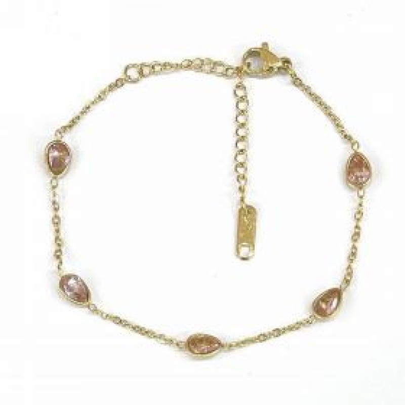 Kostibas 1513-622XR Βραχιόλι, Ατσάλι, Χρυσό/Ροζ