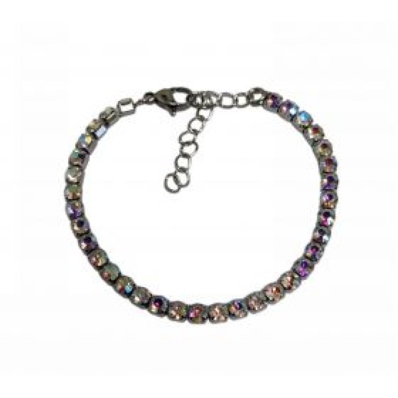 Kostibas 1513-643A1, Βραχιόλι, Ατσάλι, Στρας, Ασημί