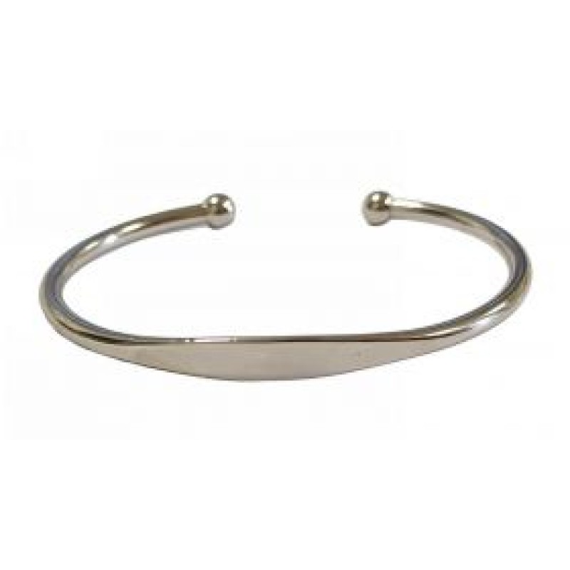 Kostibas 1513-678A, Βραχιόλι Χειροπέδα, Ατσάλι, Ασημί