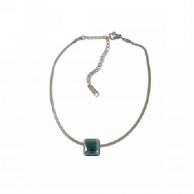 Kostibas 1513-867AP, Βραχιόλι, Ατσάλι, Ασημί/Πράσινο