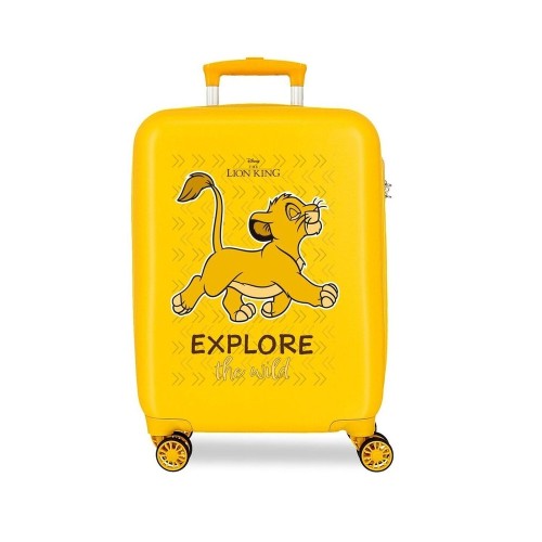 JoummaBags Lion King 8435692774618, Σκληρή, Μικρή/Καμπίνας, Κίτρινο