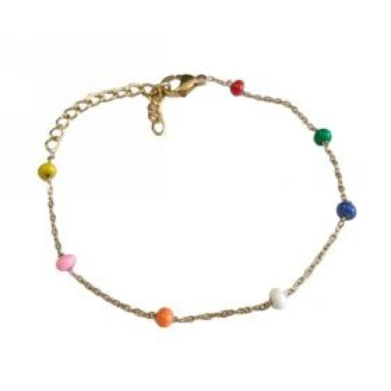 Kostibas 1513-952XO, Βραχιόλι, Ατσάλι, Χρυσό/Πολύχρωμο