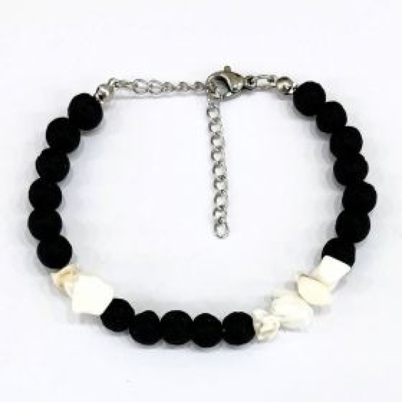 Kostibas 1514-925AL, Βραχιόλι, Πέτρα, Μαύρο