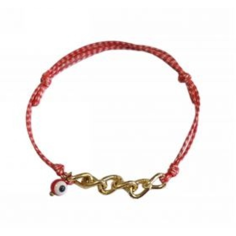 Kostibas 1539-730X7, Βραχιόλι Μάρτης, Σχοινί, Μοτίφ, Κόκκινο