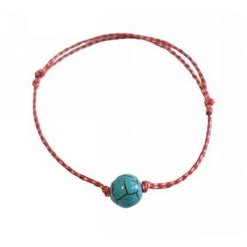 Kostibas 1539-757, Βραχιόλι Μάρτης, Σχοινί, Μοτίφ, Κόκκινο
