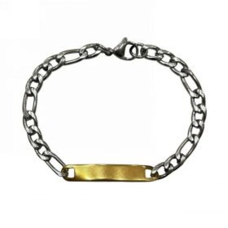 Kostibas 1513-937O, Βραχιόλι, Ατσάλι, Ασημί/Χρυσό