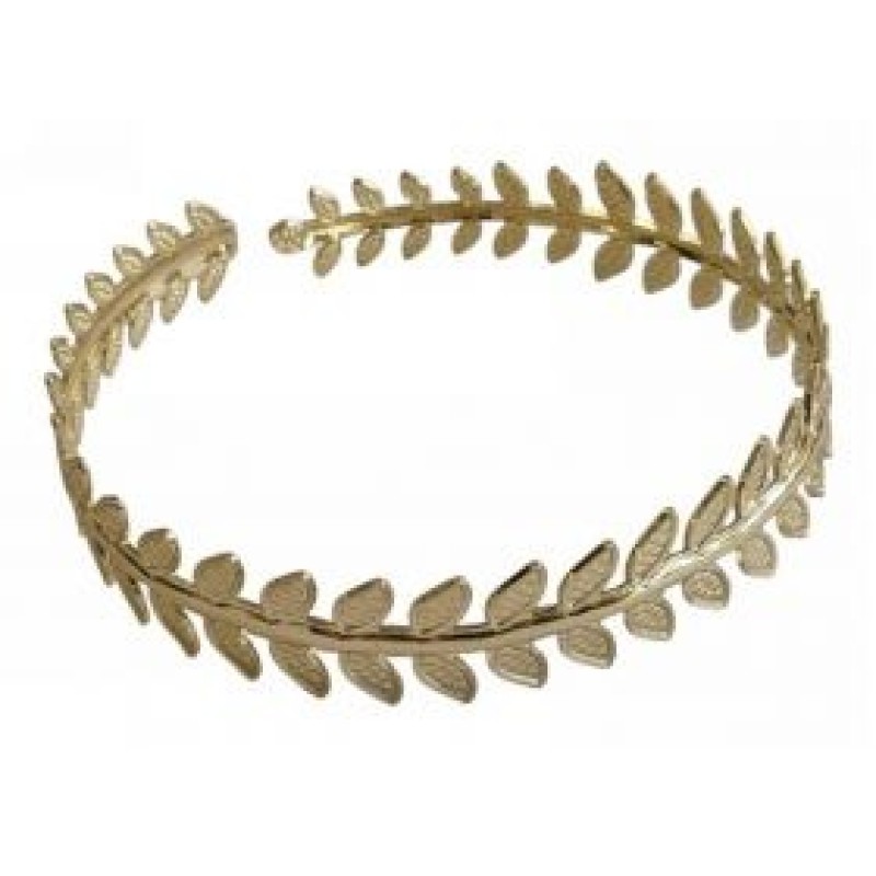 Kostibas 1612-621X, Βραχιόλι Μπράτσου, Μεταλλικό, Αρχαιοελληνικό, Χρυσό