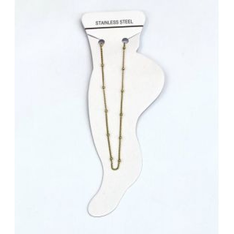 Kostibas 2013-723X, Βραχιόλι Ποδιού, Ατσάλι, Σμάλτος, Χρυσό