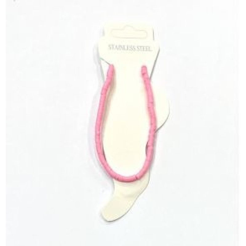 Kostibas 2042-022F, Βραχιόλι Ποδιού, Φίμο, Φούξια