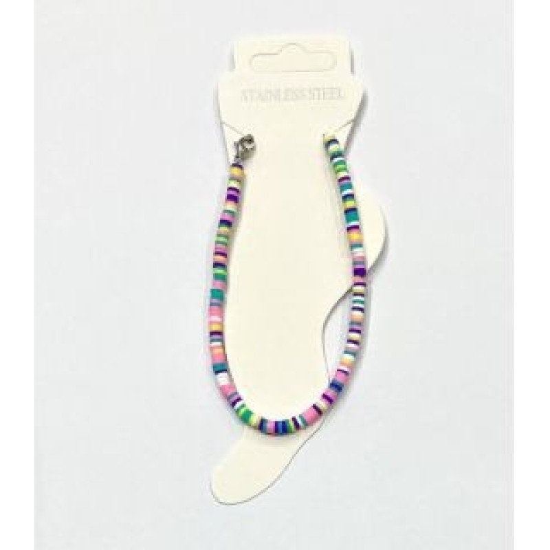 Kostibas 2042-022O1, Βραχιόλι Ποδιού, Φίμο, Πολύχρωμο