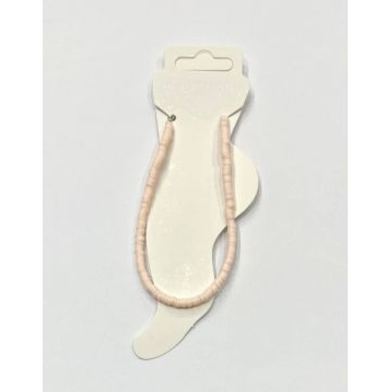 Kostibas 2042-022R, Βραχιόλι Ποδιού, Φίμο, Ροζ