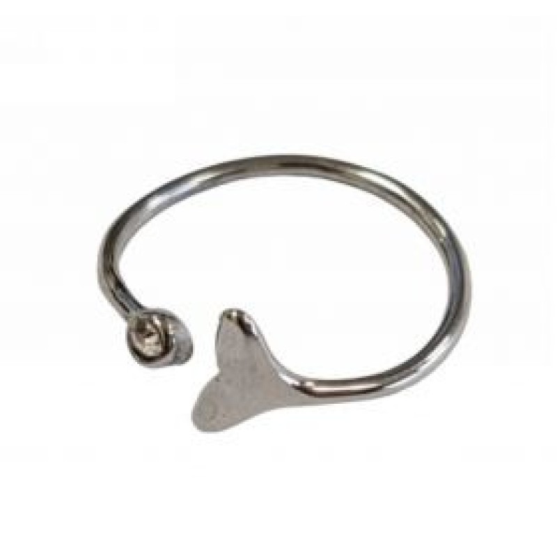 Kostibas 2513-394A, Δαχτυλίδι, Ατσάλι, Ασημί