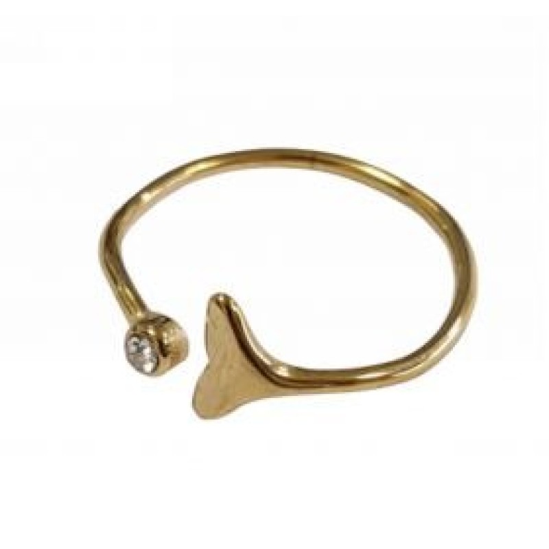 Kostibas 2513-394X, Δαχτυλίδι, Ατσάλι, Χρυσό