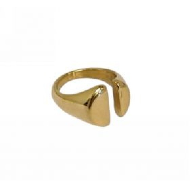 Kostibas 2513-681X7, Δαχτυλίδι, Ατσάλι, Χρυσό
