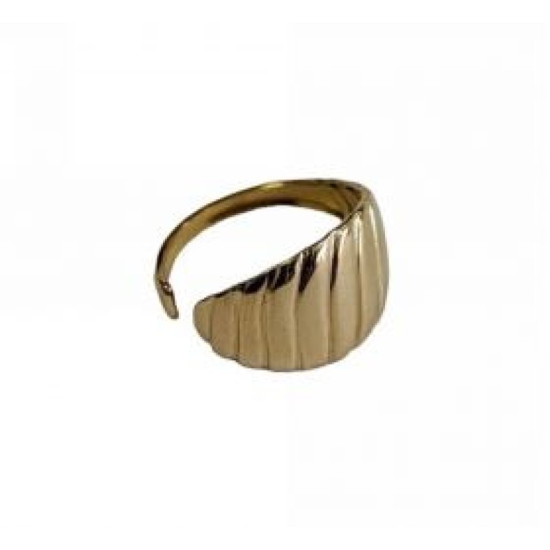 Kostibas 2513-713X, Δαχτυλίδι, Ατσάλι, Χρυσό