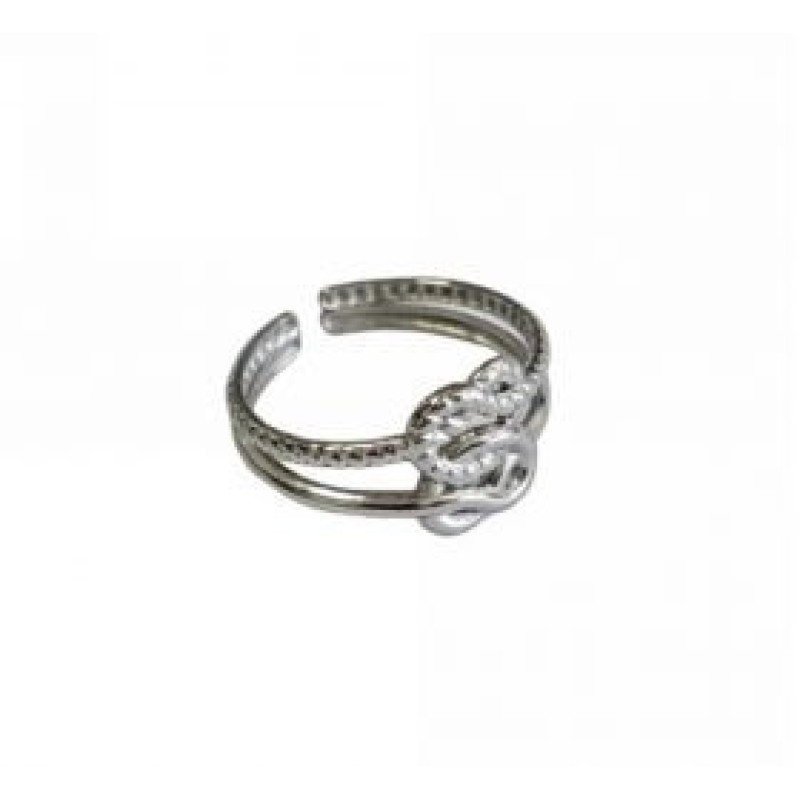 Kostibas 2513-714A, Δαχτυλίδι, Ατσάλι, Ασημί