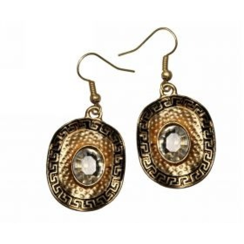 Kostibas 3012-452XS, Σκουλαρίκια Κρεμαστά, Μεταλλικό, Χρυσό 