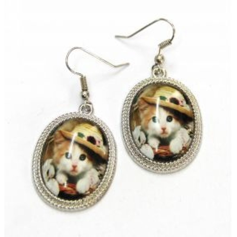 Kostibas 3012-693A, Σκουλαρίκια Παιδικά, Μεταλλικό, Ασημί