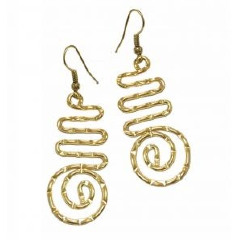 Kostibas 3012-701X, Σκουλαρίκια Κρεμαστά, Μεταλλικό, Χρυσό 