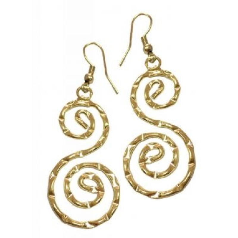 Kostibas 3012-703X, Σκουλαρίκια Κρεμαστά, Μεταλλικό, Χρυσό 