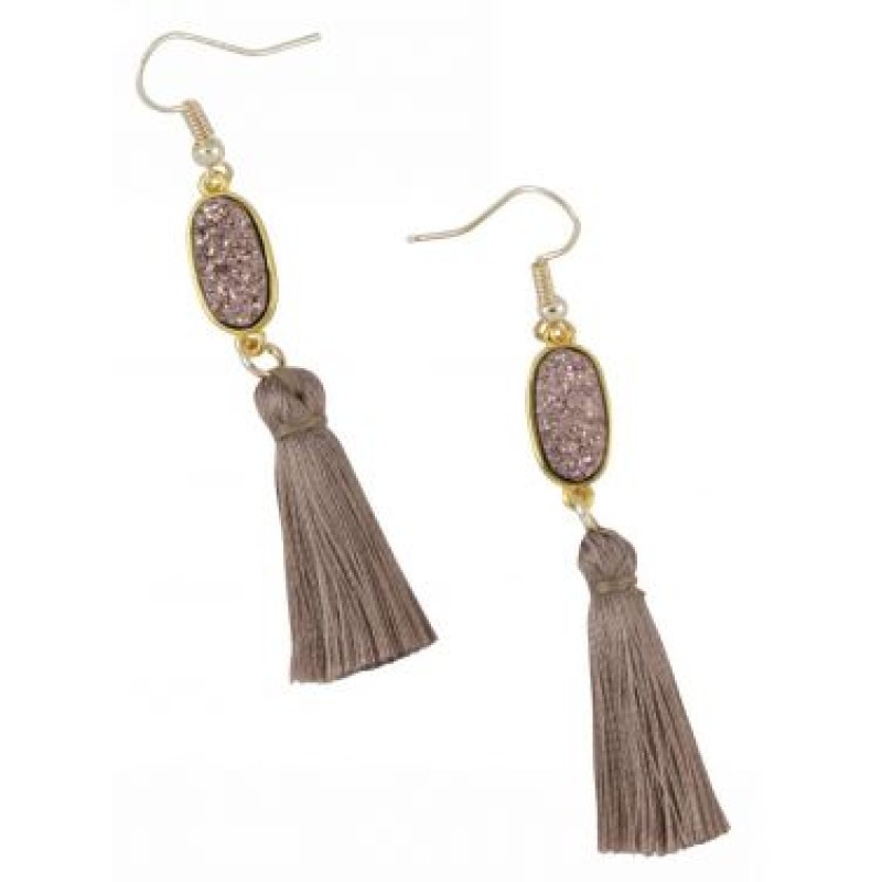 Kostibas 3012-819R, Σκουλαρίκια Κρεμαστά, Μεταλλικό, Ροζ