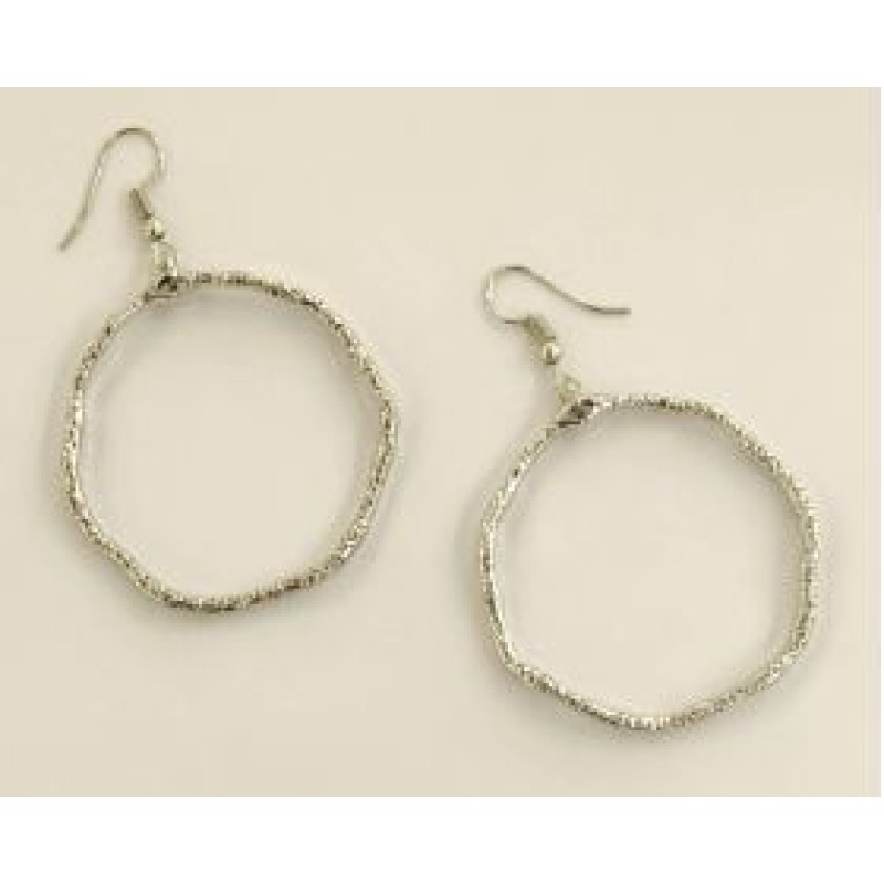 Kostibas 3012-820A, Σκουλαρίκια Κρεμαστά, Μεταλλικό, Ασημί