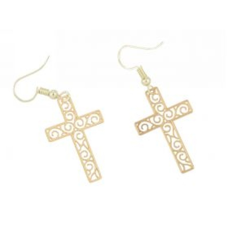 Kostibas 3012-830X, Σκουλαρίκια Κρεμαστά, Μεταλλικό, Χρυσό