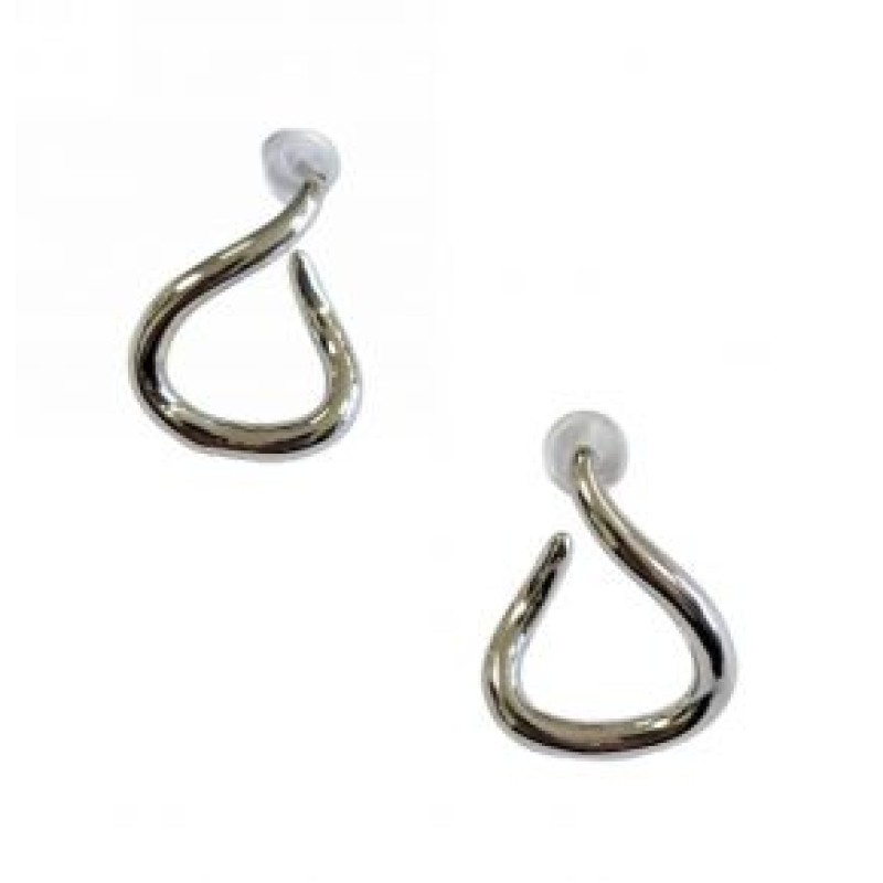 Kostibas 3012-941A, Σκουλαρίκια, Μεταλλικό, Ασημί