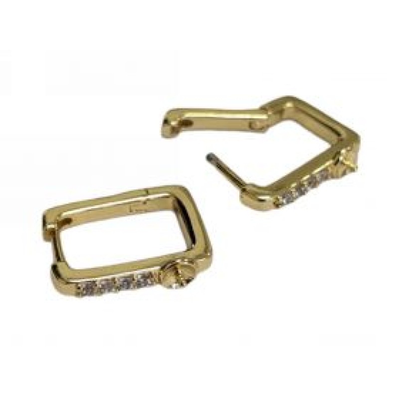 Kostibas 3012-94203, Σκουλαρίκια, Μεταλλικό, Χρυσό