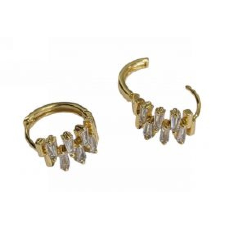 Kostibas 3012-94213, Σκουλαρίκια, Μεταλλικό, Χρυσό