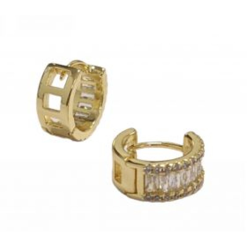 Kostibas 3012-94222, Σκουλαρίκια, Μεταλλικό, Χρυσό