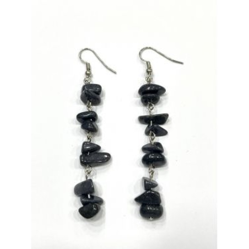 Kostibas 3013-001M, Σκουλαρίκια, Ατσάλι, Μαύρο