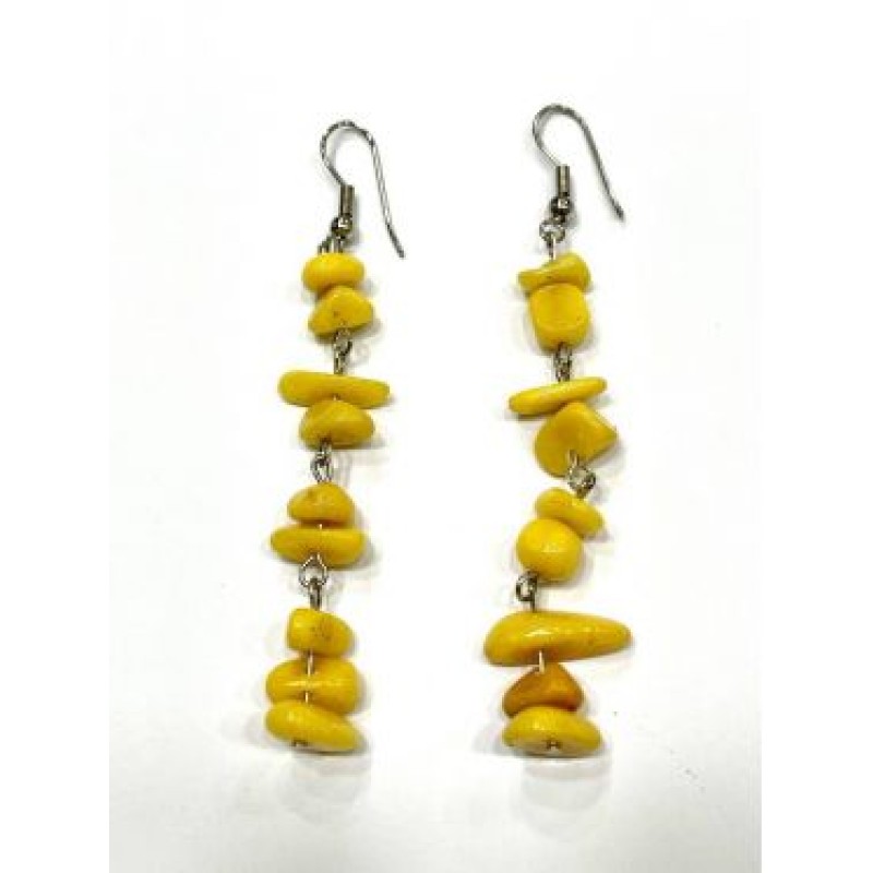 Kostibas 3013-001Q, Σκουλαρίκια, Ατσάλι, Πορτοκαλί