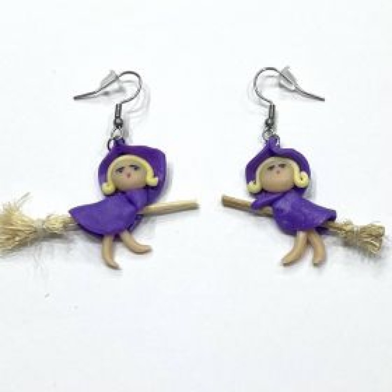 Kostibas 3013-002J, Σκουλαρίκια, Ατσάλι, Μωβ