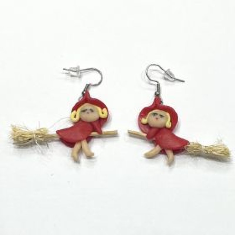 Kostibas 3013-002U, Σκουλαρίκια, Ατσάλι, Κόκκινο