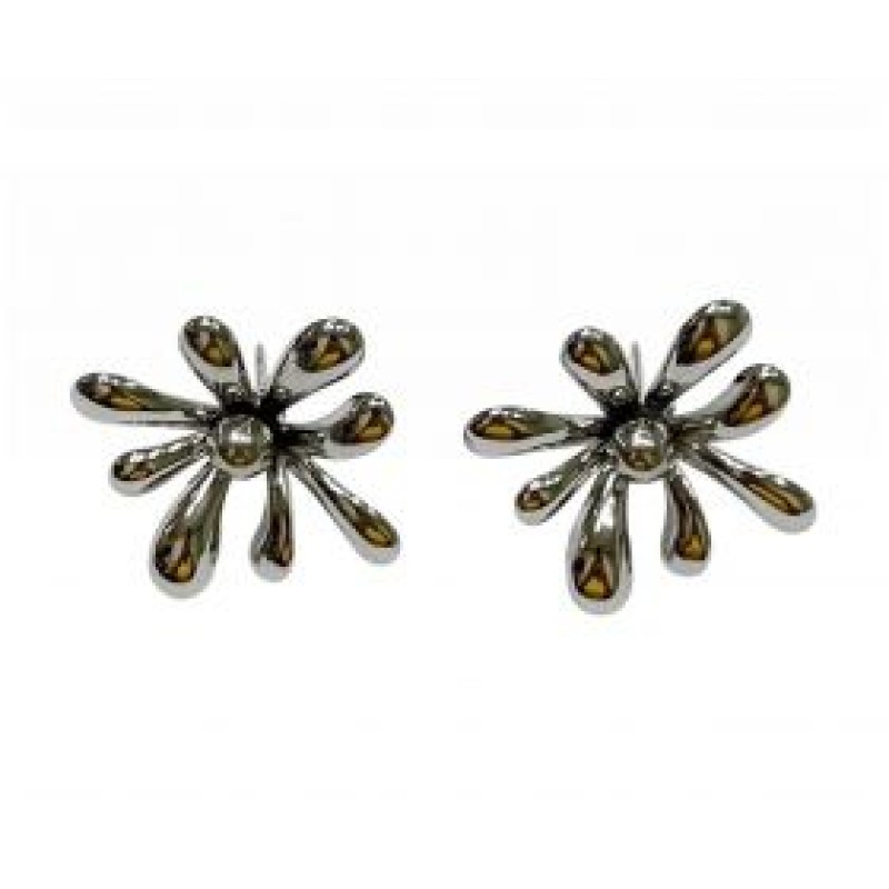 Kostibas 3013-565A, Σκουλαρίκια, Ατσάλι, Ασημί