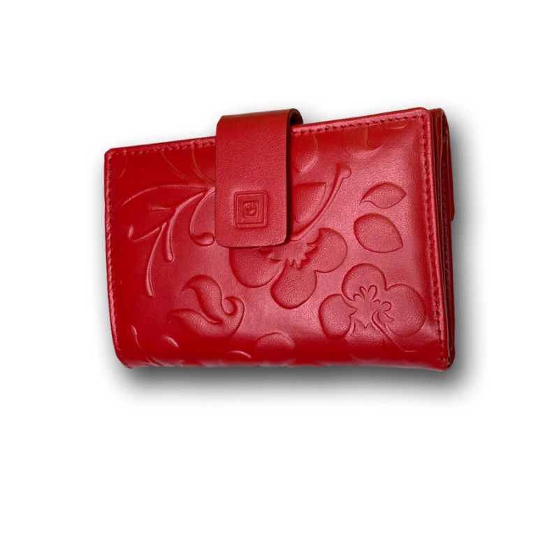 Casanova 34114, Πορτοφόλι Γυναικείο, Δερμάτινο, Κόκκινο