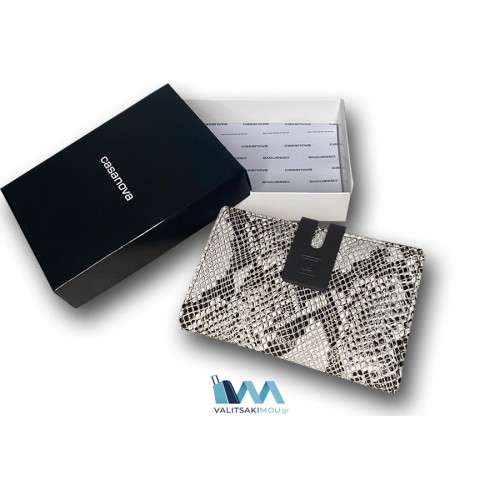 Casanova 32814, Πορτοφόλι Γυναικείο, Δερμάτινο, Καφέ