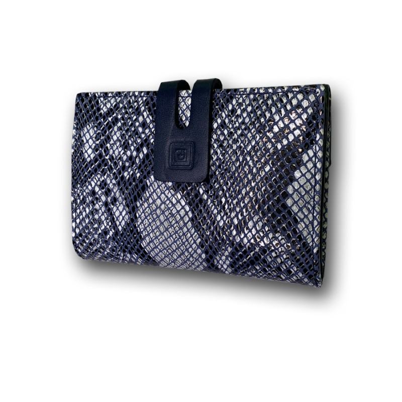 Casanova 32814, Πορτοφόλι Γυναικείο, Δερμάτινο, Μπλε