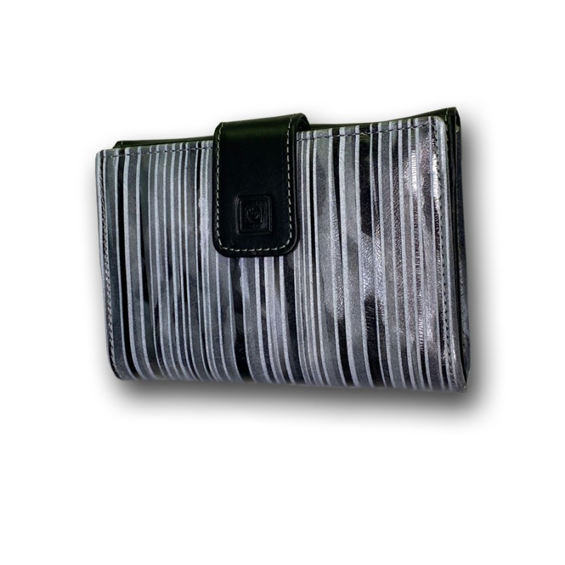 Casanova 35114, Πορτοφόλι Γυναικείο, Δερμάτινο, Μαύρο