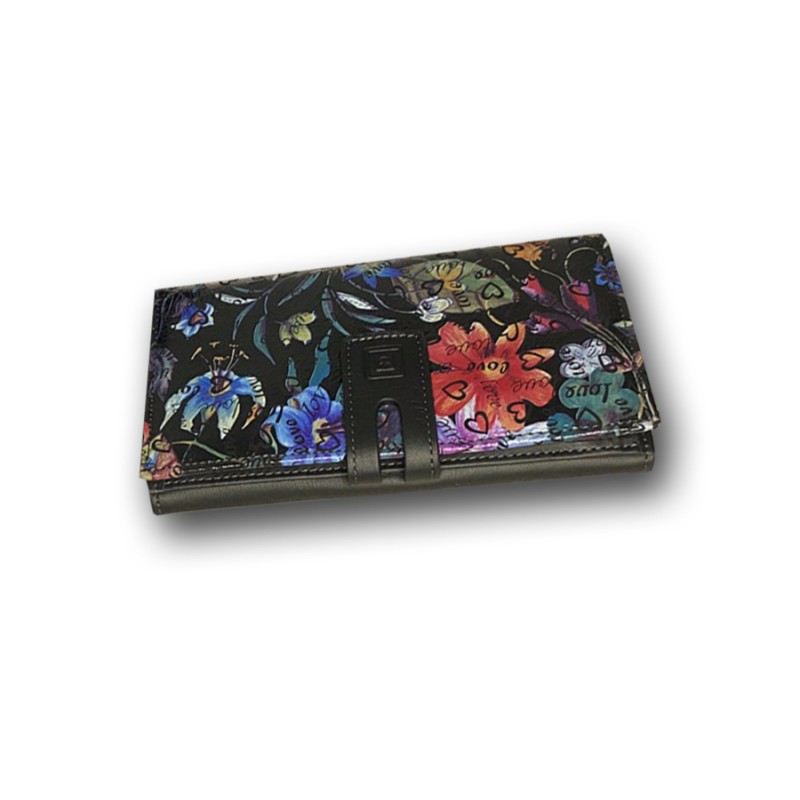 Casanova 35918, Πορτοφόλι Γυναικείο, Δερμάτινο, Μαύρο