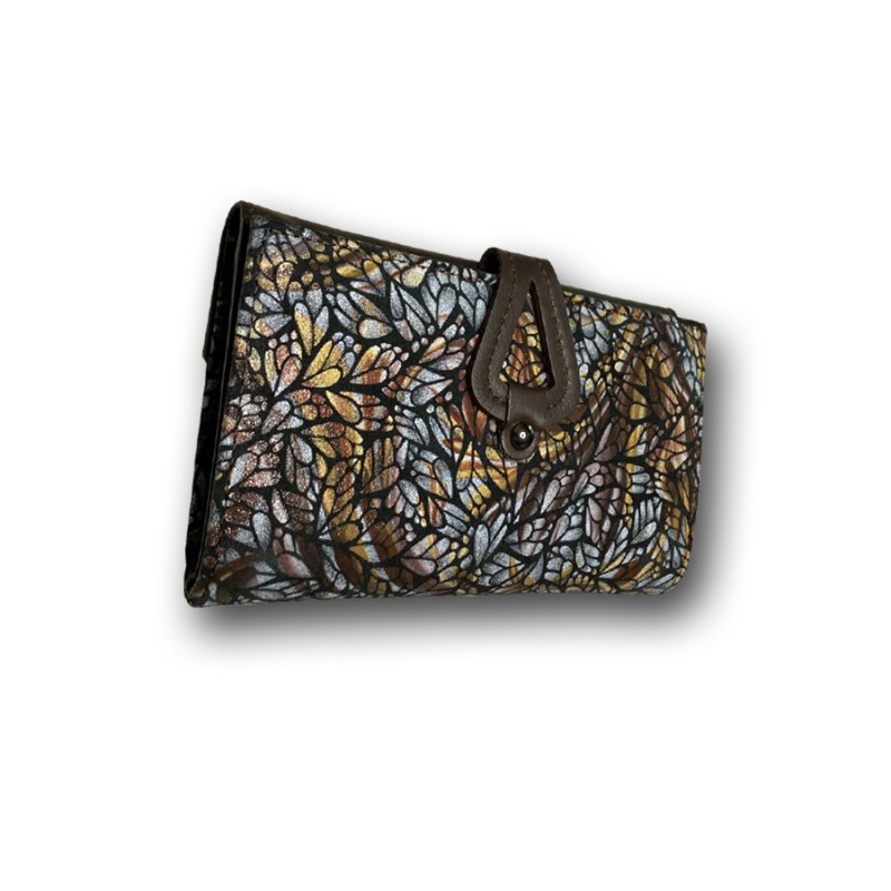 Casanova 34218, Πορτοφόλι Γυναικείο, Δερμάτινο, Καφέ