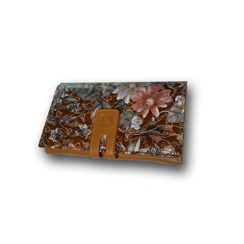 Casanova 35918, Πορτοφόλι Γυναικείο, Δερμάτινο, Καφέ