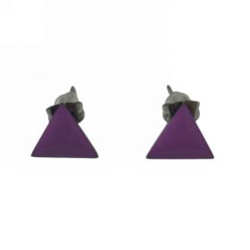 Kostibas 3013-638BJ, Σκουλαρίκια, Ατσάλι, Μωβ