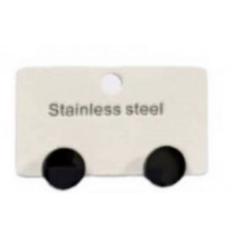 Kostibas 3013-639CM, Σκουλαρίκια, Ατσάλι, Μαύρο