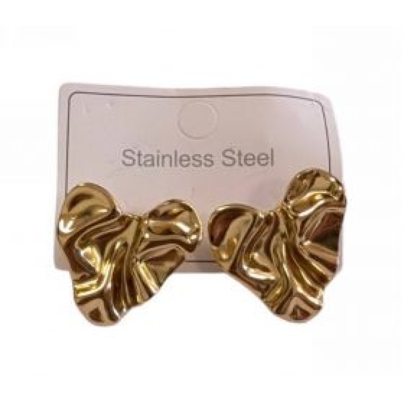 Kostibas 3013-671XE, Σκουλαρίκια, Ατσάλι, Χρυσό 